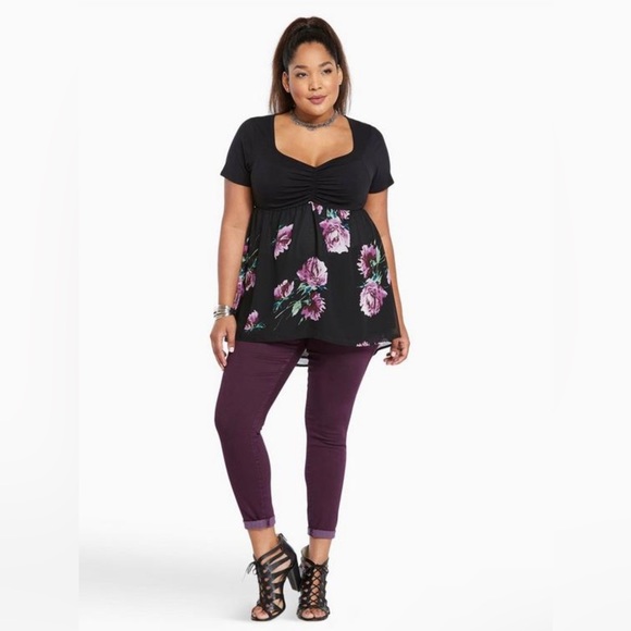 Torrid Jegging - Dark Purple Wash size 20 - Picture 1 of 6